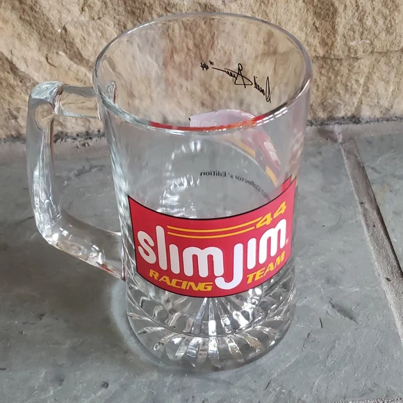 Nascar | Dining | Nascar 993 Collectors Edition David Green 44 Slim Jim  Racing Jumbo Beer Mug | Poshmark